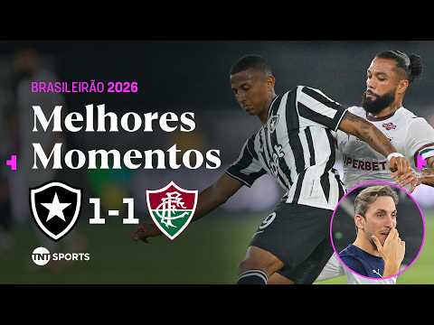 GOLAÇO DE FALTA, GOL DE ZAGUEIRO E MAIS! BOTAFOGO 1 X 1 FLUMINENSE