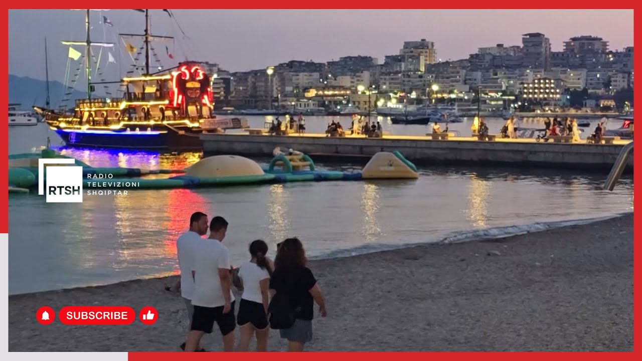 Mbrëmjet verore në Sarandë: shëtitje, shërbime, argëtim, gjallëri, ngjyra
