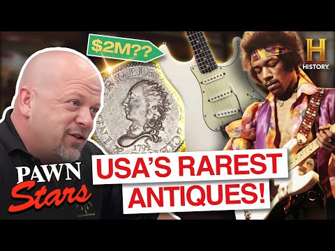 Top 12 Rare USA Antiques! (All-American Compilation) | Pawn Stars