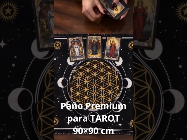 Vídeo relacionado con Genérico Tela de Cartas de Tarot, Mantel de Tarot - Tapete para Juegos de Mesa Cuadrado,Alfombra de Juego de Mesa de Terciopelo, Tela Delicada de Tarot de Bruja para difundir adivinación