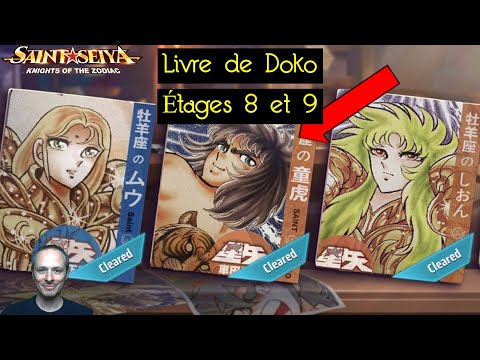 Guide du livre Doko   Etages 8 et 9 - Saint Seiya Awakening