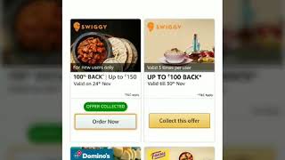 Free food on swiggy by using amazon pay