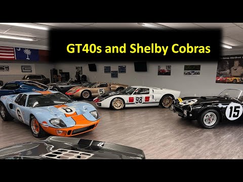 GT40s and Cobras Everywhere at Downforce Motorsports!!!  (pt2 of 3 in GT40 series)