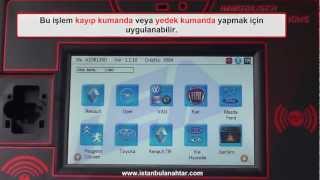 Fiat (93C66B kullanan Delphi BSI)  Araçlarda OBD den Emülatör Kumanda Programlama