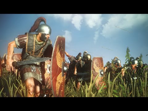 Roman Melee STRENGTH Into Galatian GRIT - Competitive 1v1 Land Battle - Total War: Rome 2