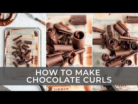 How to Make Chocolate Curls in 4 Easy Steps!