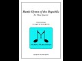 Battle Hymn of the Republic (Jazz) - Flute Quartet