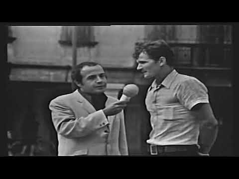 Breve intervista di un giovane ma irriconoscibile Maurizio Costanzo