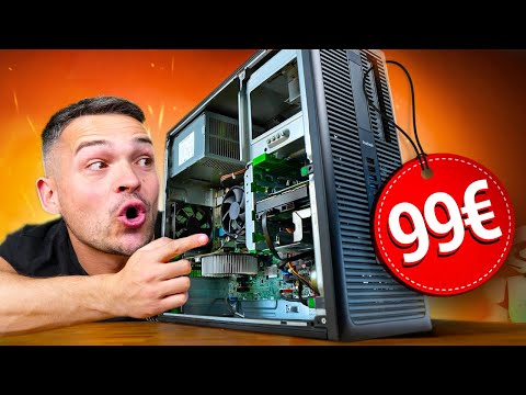 KRASS!! Wir bauen einen Gaming PC für unter 100€!!