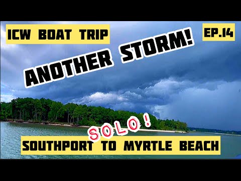 Solo ICW Boat Trip - NY to Florida ep 14 Southport NC to Myrtle Beach