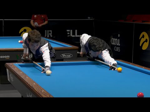 3-CUHSION World Championship Juniors 2018 - CHO Myung Woo vs JANG D.H.