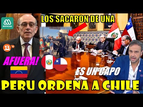 CANCILLER PERUANO FUE TAJANTE Y PUSO EN ORDEN A CHILENOS- POLICIA PERUANA ATRAPO A MIGRANTES