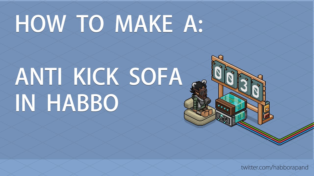 How to make a AFK sofa or chair in Habbo