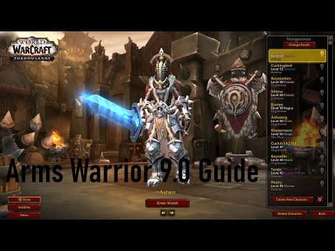 Shadowlands 9.0  Arms Warrior PvP Guide - Basic Rotation, Abilities, Talents