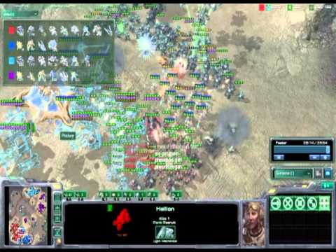 Starcraft 2 Battles Part 2 Large 2v2 Battle & & TvT Base Race