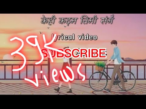 kehi kadam timi sangai lyrics #abiral #music #popmusic #viral #musicnepal #coversong #lyricvideo