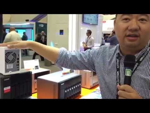 TinkerTry at VMworld 2015 - QNAP overview by James Chang, Sales Director