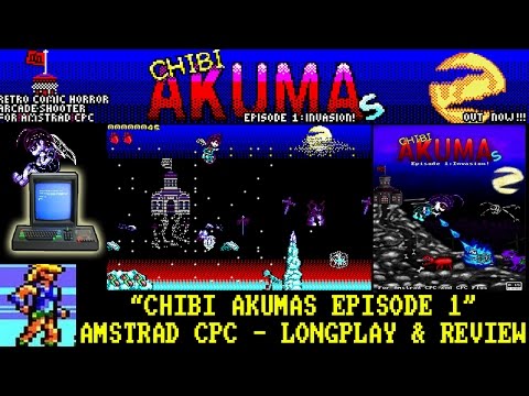 [AMSTRAD CPC] Chibi Akumas (Episode 1 : Invasion!) - Longplay & Review