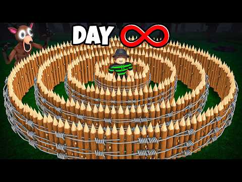 I Built The BIGGEST AFK BASE In 99 Nights In The Forest!