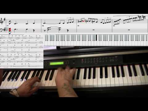 Blue Skies - Frank Sinatra piano tutorial