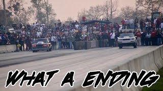 BIG GRUDGE RACE AND IT WAS 2 SERIOUS RIDES! VERIZON NITROUS FAIRMONT VS KURUPT NITROUS GBODY