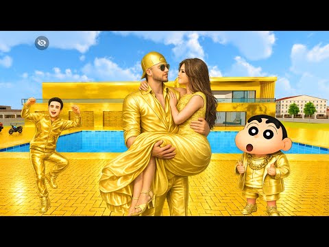 🤯 Jack & Shinchan Ko Mila Golden House 🤯💥 Indian Theft Aura Simulator 😍 Indian Bike Driving 3d 