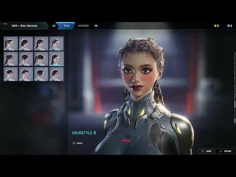 Mecha break Beta character creation gameplay  [ Xeon E3 1270v5 RX 580  ]