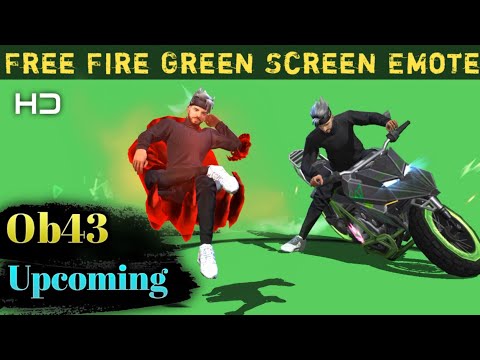 Free Fire Ob43 Green screen emote | FF Green Screen Video Non Copyright @No_Rules_YT_