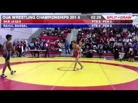 2014 OUA Championships: 54 kg Sam Jagas vs. Rahul Bansal