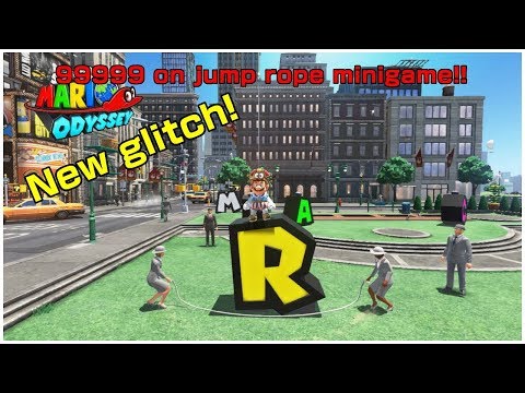 HOW TO GET 99,999 JUMPS IN THE JUMP ROPE CHALLENGE! | WORKS ON V1.2! | Super Mario Odyssey