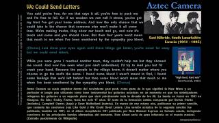 We Could Send Letters - Aztec Camera