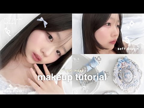 IT GIRL makeup tutorial! 🐇 *EASY* [ft. flower knows bunny garden]