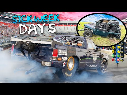 Rolled his Jeep and BROKE HIS BACK + Sick Week CHAMPION | Sick Week Day 5