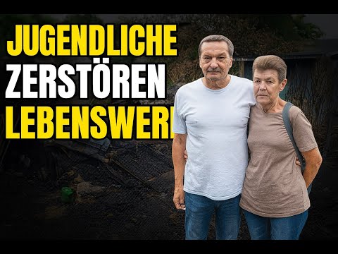 Two 13-year-old children wearing balaclavas devastate small town