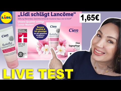"Lidl beats Lancome" ??!! CIEN CREME in TEST and update #natalinordbeauty