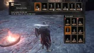 DARK SOULS™ III -All Gestures: Showcase-