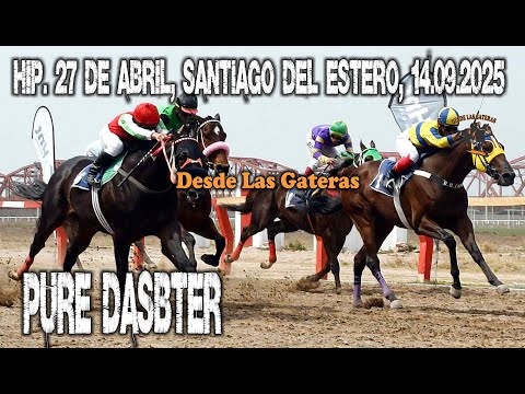 PURE DABSTER - CLASICO - HIPÓDROMO 27 DE ABRIL, SANTIAGO DEL ESTERO 14.09.2025