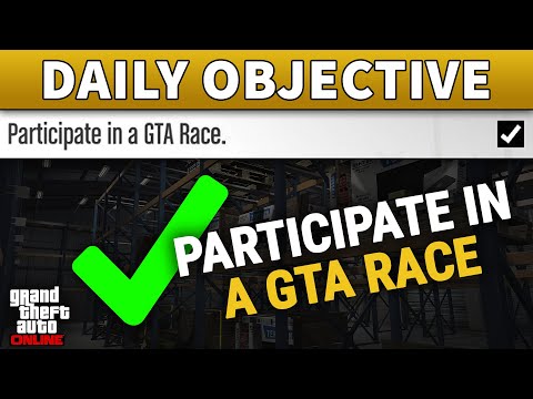 Participate in a GTA Race DAILY OBJECTIVE GUIDE (GTA ONLINE)