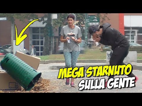 MEGA STARNUTO sulla GENTE
