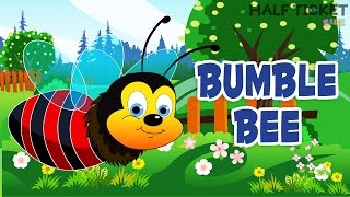 Baby Bumble Bee Song | Top Nursery Rhymes For Babies With Lyrics | Cute Bee Song By Halfticket Kids