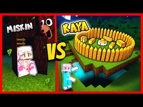 ATUN & MOMON BERTAHAN DARI 99 NIGHT DI BASE MISKIN VS BASE KAYA !! Feat @sapipurba Minecraft