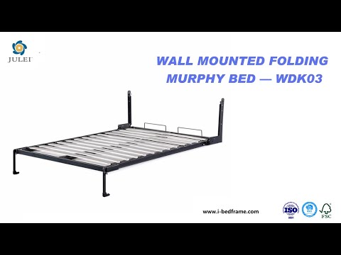 DIY hidden wall mounted bed mechanism folding Murphy wall bed mechanism DJ WDK03