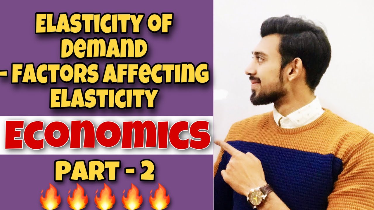 Elasticity of Demand | Factors affecting Ed | Part 2