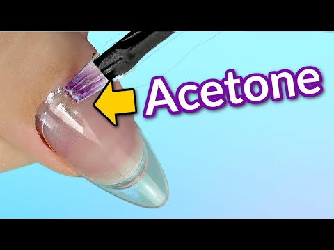 Will Acetone NailHack Work with Soft Gel Tips? 🤔 Jelly 3D Gel Nail Art with Varnail