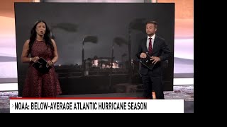 NOAA predicts below-average hurricane season