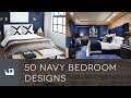 50 Navy Blue Bedroom Designs