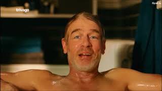 Trivago TV Commercial In Bathtub | Tim Williams Shirtless
