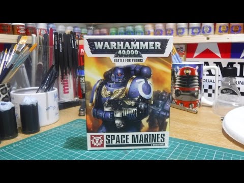 WARHAMMER 40K SPACE MARINES UNBOXING