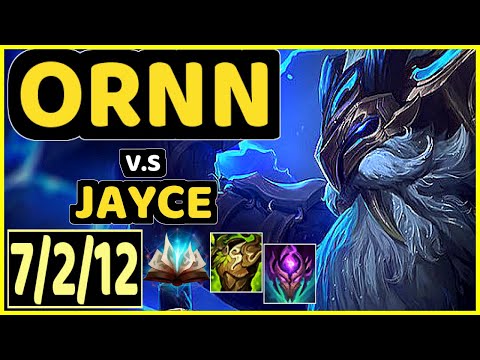 LONELY (ORNN) vs JAYCE - 7/2/12 KDA TOP GAMEPLAY - KR Ranked GRANDMASTER