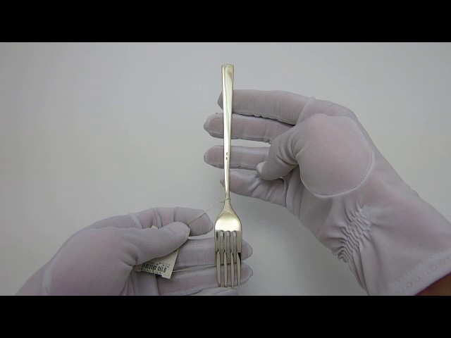 Десертна срібна виделка 32лт Відео огляд